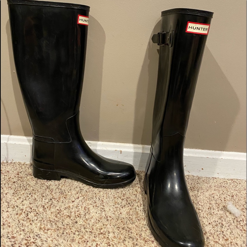 Black Hunter Boots - Picture 1 of 1